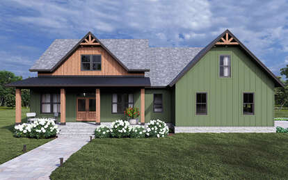 House Plan House Plan #29963 Front Elevation 1