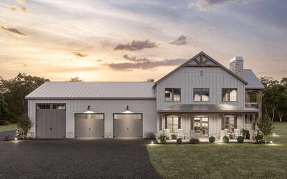 House Plan House Plan #29963 Front Elevation 1