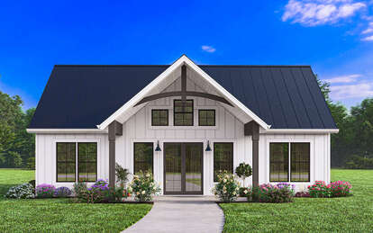 House Plan House Plan #29963 Front Elevation 1