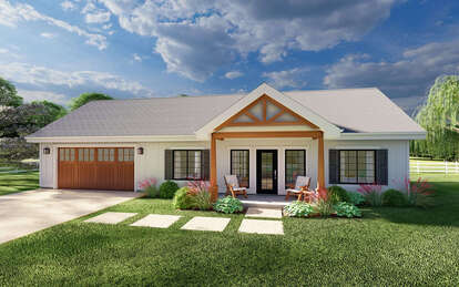 House Plan House Plan #29963 Front Elevation 1